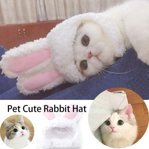 New Fashion Pet Supplies Mini Rabbit Ears Pet Cats Hat Dogs Caps Lovely Style Cross-dressing Cap for Pet Cute Accessories