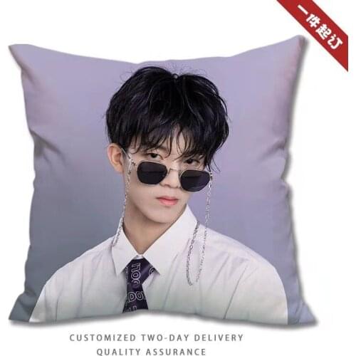 Youth Has You Sun Yihang Pillowcase Star Series Cushion Cover Home Decor Throw Covers Idol Surrounding Souvenir Support Gift