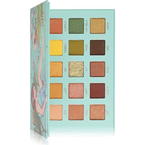 Charming Stage Party Makeup Palette Shining Matte Shimmer Cosmetic Exquisite Salon Daily Pigment Eye Shadow Festival 15 Colors