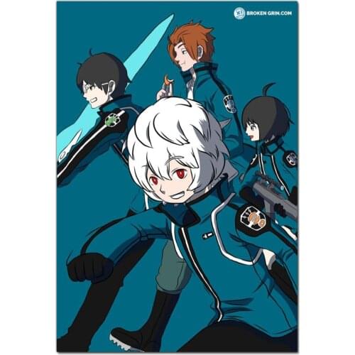 Custom Hot Sale Anime World Trigger Poster Home Decoration Fashion Canvas Material Wall Poster 20x30cm,27x40cm