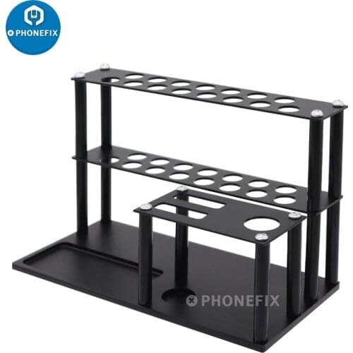 RC Tools Stand Screwdriver Organizer Holder Stand for Hex Cross Screw Driver Wire Cutter Pliers RC Tools Kit Organizers 18 Holes