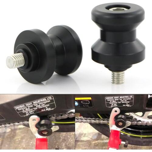 For Suzuki GSX250R GSX400 GSX-S1000 Katana GSX650F GSX750F Katana B-KING 1300 Motorcycle Swingarm Stand Bobbins Spools Slider