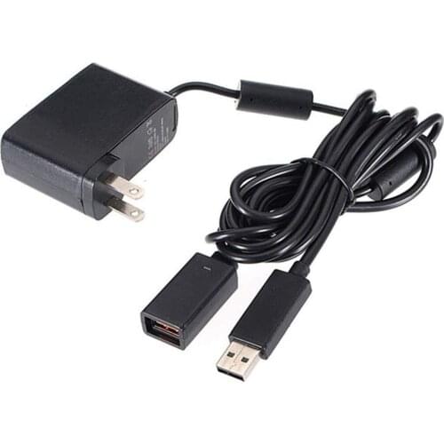 Replacement USB AC Power Adapter Connector Supply Cord Cable for Microsoft Xbox 360 Kinect Motion Sensor System