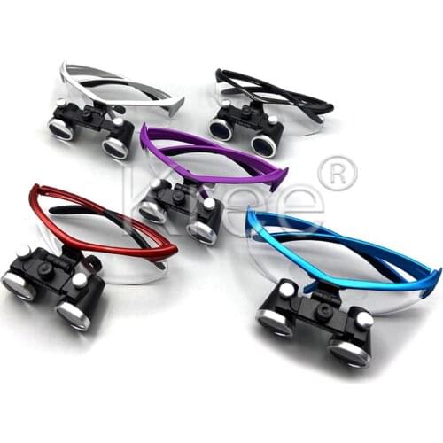 Dental Loupes Dental Magnifier Dental Lab Medical Loupes Magnification Binocular 2.5/3.5x 3W/5W Seperately