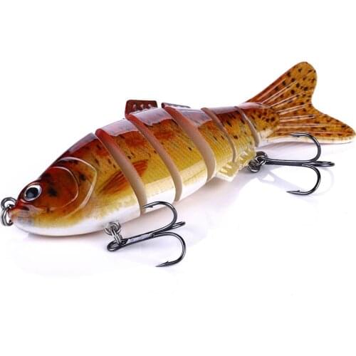 10cm 18g Sinking Wobblers 6 Segments Fishing Lures Multi Jointed Swimbait Hard Bait Fishing Tackle For Bass Isca Crankbait