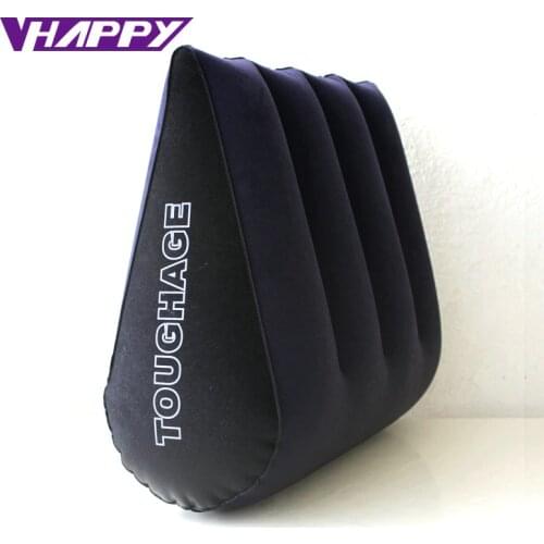 TOUGHAGE Sex Pillow Inflatable Sex Furniture Triangle Magic Wedge Pillow Cushion Erotic Products Adult Game Sex Toys for Couples