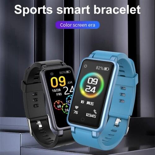 Smart Watch Band Color Touch Screen Sports Smart Bracelet Pressure Heart Rate Monitor Wristband Waterproof Fitness Tracker