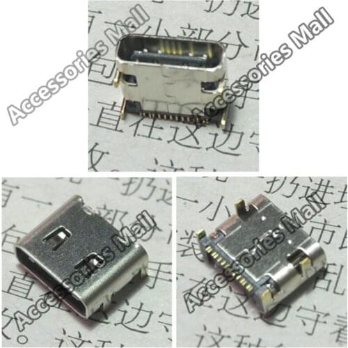 2-100x Type-C USB Connector For Gionee S6 GN8001 GN9010 M5plus Type-C USB Jack DC Charging Socket Connector