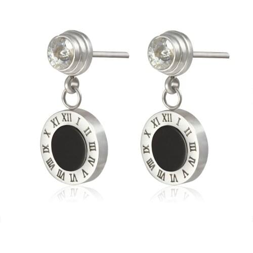 OUFEI Korean Fashion Earrings 2019 Black Acrylic Earings Jewelry Accessories Drop Earrings For Women Jewelry Brincos Jewellery