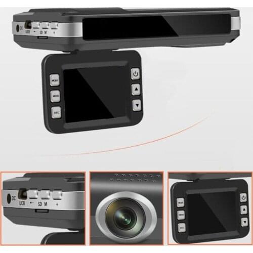 2 in 1 Vehicle Raders Detector Car DVR Camera Recorder for Accurate Identificati