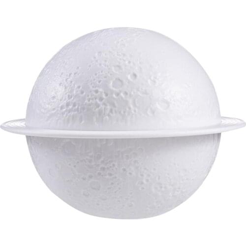 200ML Cool Mist Mini Air Humidifier 3D Moon USB Lamp Childrens Room Decor