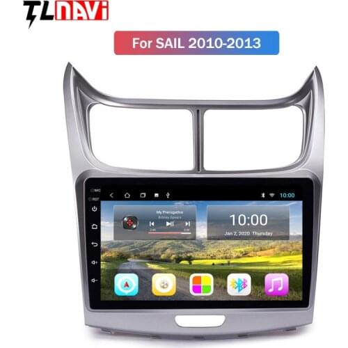 2G+32G Car DVD GPS Navigation Player Deckless Car Stereo for 1Chevrolet Sail 2004-2013 Radio Headunit