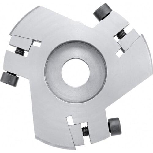 Milling Cutter Grinder Disc H16 90mm Wood Carving Disc Woodworking Detachable Three Blade Root Milling Cutter Cemented Carbide