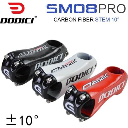 DODICI 140g 3 Color Full Carbon Bicycle Stem Riser Ultralight Road Bike MTB Cycling Parts 31.8mm Handlebar Adapter 80/90/100mm