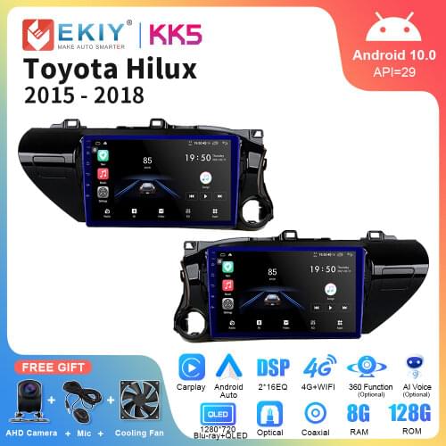 EKIY Android 10 Car Radio Multimedia Player For Mazda BT-50 BT50 For Ford Everest Ranger 2006-2010 CarPlay Auto Stereo Player BT