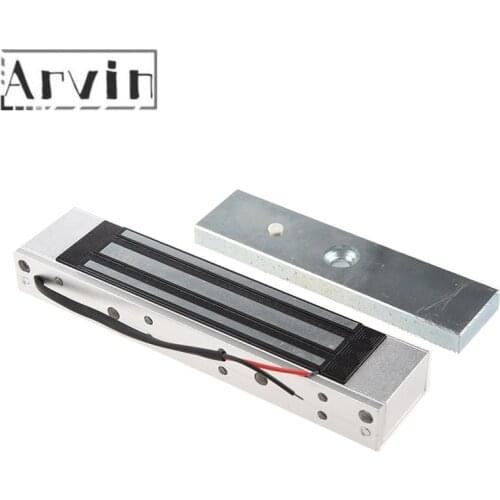 Access Control Electric Magnetic Door Lock 180KG 350lbs 12V Electric Lock Holding Force High Quality