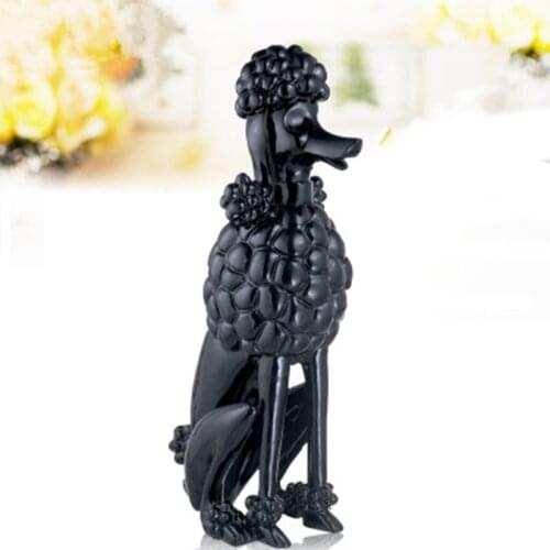 CREATIVE HOTEL WELCOME DOG ABSTRACTION POODLE CRAFTWORK FIGURINES Nordic RESIN SIMULATION POODLE DECORATION garden statues