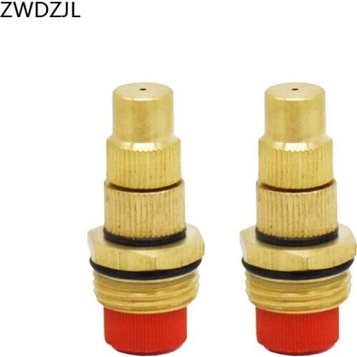 Irrigation brass misting nozzle 1/2 male Adjustable Brass hose nozzles WATER SPRAY To greenhouse strawberry watering 12pcs