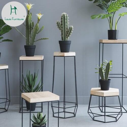 Louis Fashion Plant Shelves Nordic Green Lawn with Multi Storey Interior