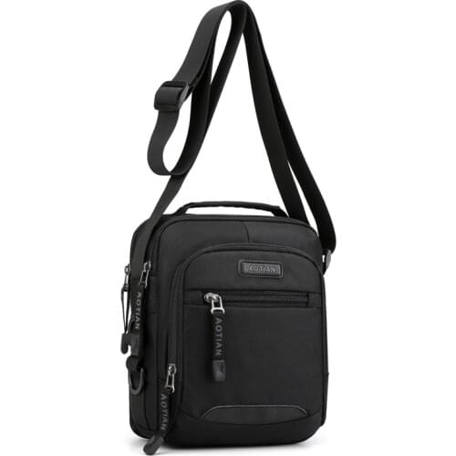 AOTIAN Brand Mens Shoulder Bag boys Crossbody Bag High Quality man Messenger Bag Nylon cellphone male Handbags Purse bolsas