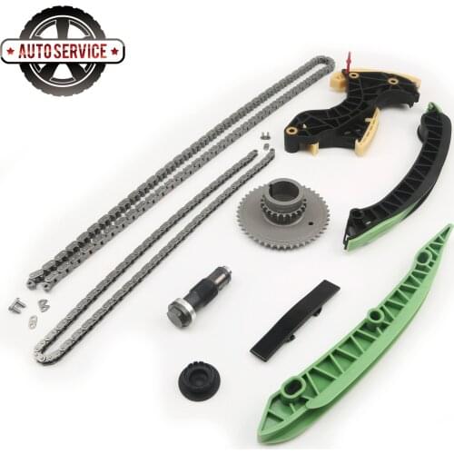 8PCS Crankshaft Timing Gear Timing Chain Tensioner Slide Guide Set For Mercedes-Benz S204 C 200 CGI C204 C 180 W212 A0009932076