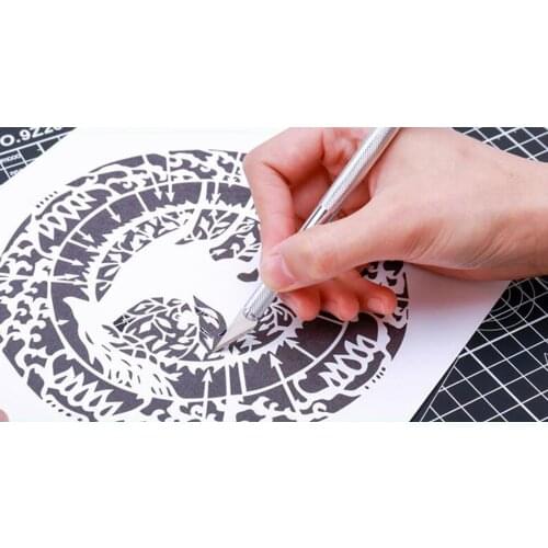 105 PCS Precision Carving Craft Hobby Knife Kit Includes 86 PCS Carving