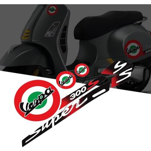Motorcycle Decal Case for Piaggio Vespa GTS 300 Super Sport Reflective Sticker
