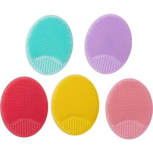 New Arrival Silicone Beauty Washing Pad Facial Exfoliating Blackhead Face Cleansing Brush Tool Soft Deep Cleaning Face Brushes