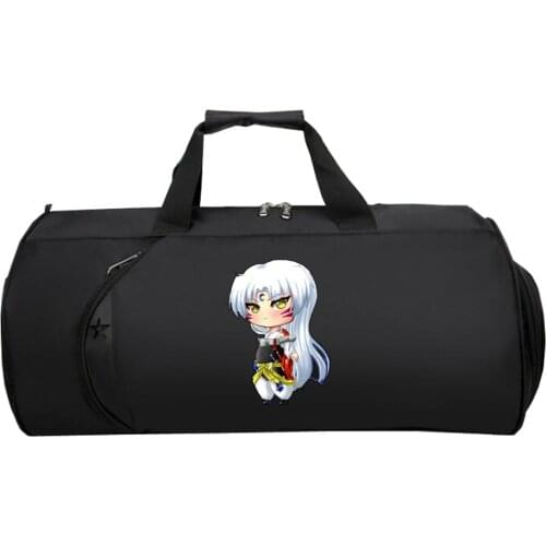 Anime teenagers Multifunctional Large Travel luggage Handbag Men women Travel luggage shoulder Package for Inuyasha