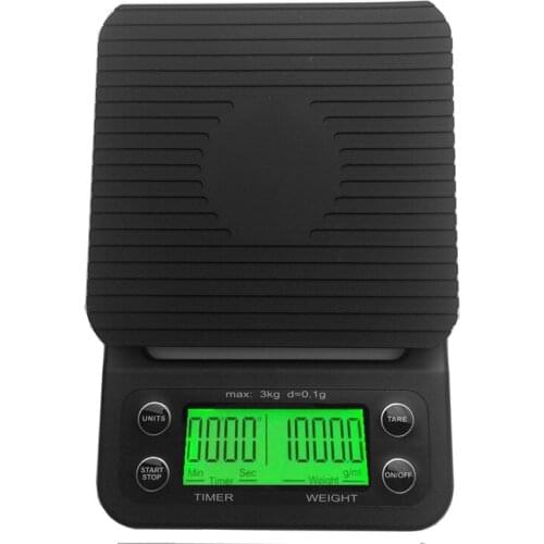 SANBEI 0.1g 3kg Digital Scale Balance Scale Electronic Kitchen Scale LCD Display Portable High Precision Premium Timer