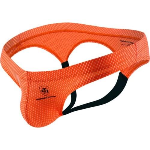 Sexy Men Underwear Thongs Open Pouch Bag T-back Erotic Underwear Bulge Gay Male Funny Double G Strings Jockstrap Panties