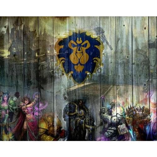 World of Warcraft Wow Alliance Art Film Print Silk Poster Home Wall Decor 24x36inch