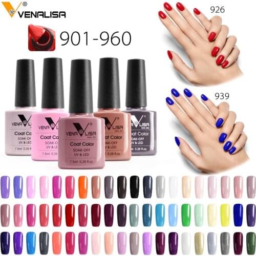 2021 new brand Venalisa hot sell soak off uv gel 60colors 7.5ml supper shinning Christmas mirror effect nail gel polish lacquer