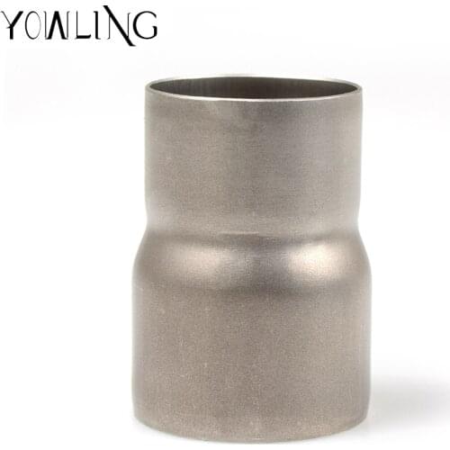 60mm to 51mm Exhaust Adapter Mild Steel Convertor Adapter Reducer Connector Pipe Tube for Dirt bike Off Road ATV Moto Escape