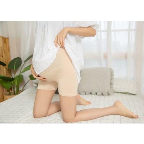 Pregnant Womens Safety Pants Anti-slip Underwear Thin Shorts Leggings Maternity Short