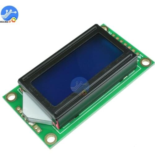 0802 LCD 8x2 Character LCD Display Module 5V LCM Blue backlight For Arduino
