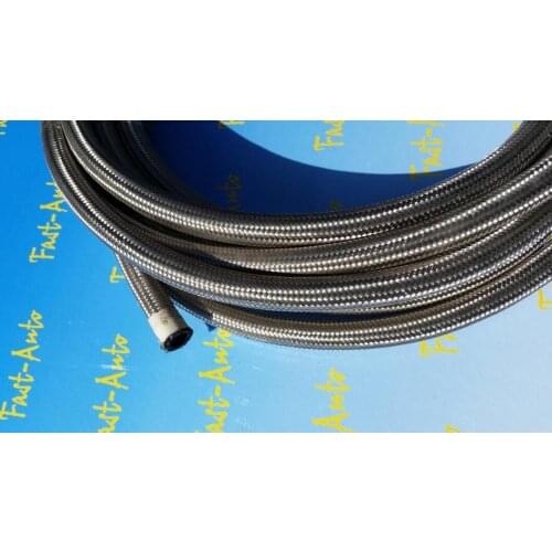 1 meter -6an an6 an-6 9/16-18unf thread stainless steel braided hose end fitting transmission oil cooler kits for evo 4g63 4b11t