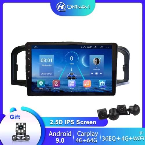 4G 64G Newest Android 9.0 RDS Car Multimedia Video Player Auto Radio For Lifan 620 2008-2015 GPS Bluetooth WIFI DSP 9" Screen