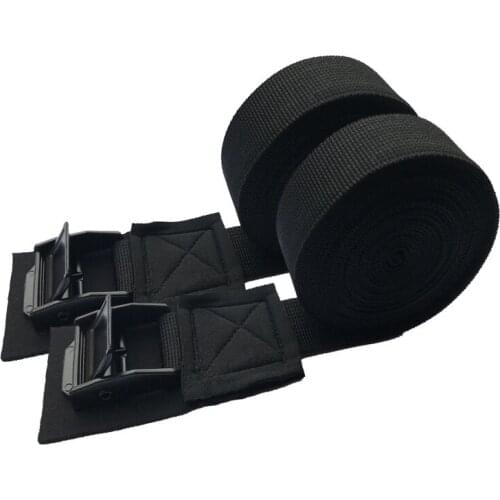 Car Tension Rope Tie Down Strap Strong Ratchet Belt Tent strap Luggage Bag Cargo Lashing With Metal Buckle 3.5M*25mm