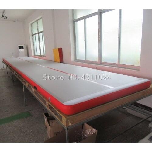 Free shipping Fast Delivery 4*1*0.1m Inflatable Air Tumble Track Gym Mat Inflatable Air Gym Air Track Air Floor Mat Home use