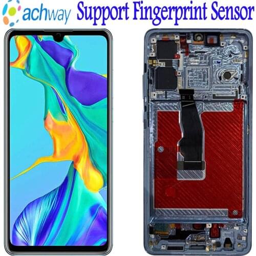 Display for Huawei P30 LCD Display Screen Touch Digitizer Assembly ELE-L29 ELE-L09 LCD with Frame OLED for Huawei P30 Display