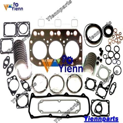 For Yanmar 3TNE78 3TNE78A-RNYP 3TNE78A-EBV Overhaul Re-ring Kit WA20-2 Wheel Loader 25SR SK025 PC20R-8 VIO27-2 PartsF-210 Engine