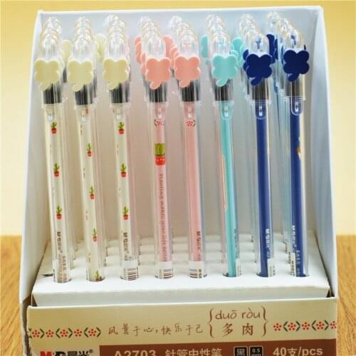12 PCS Chenguang stationery 0.5 mm cartoon unisex pen gel pen