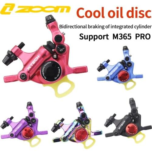 ZOOM Xtech Hydraulic Brake For Xiaomi M365 Pro Electric Scooter Disc Brake With Adapter Aluminum Alloy Oil Disc Brake Sets