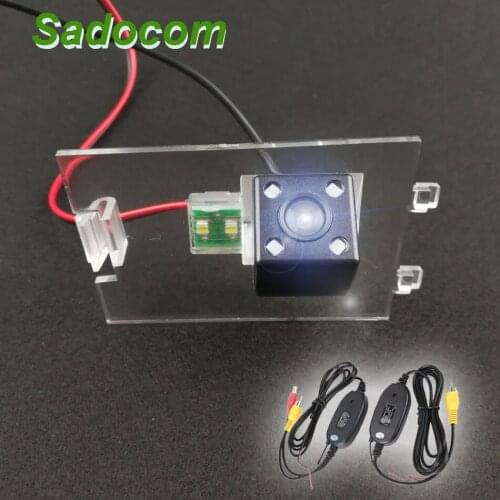 HD Car CCD 4 LED Night Vision Rear View Camera Parking Reverse Assistance Waterproof For Jeep Compass Wrangler Cherokee Liberty