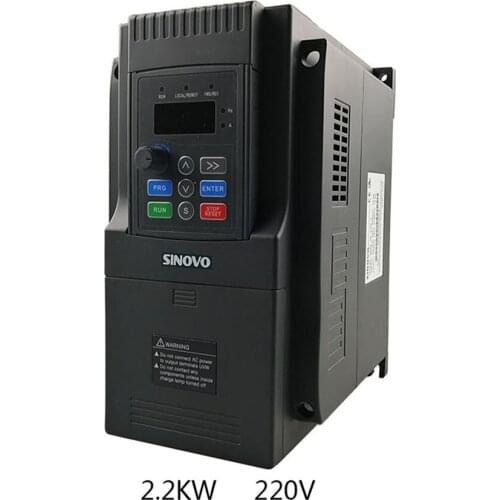 Inverter VFD single-Phase In three-Phase Out 2.2KW 220V spindle motor Inverter Frequency converter CW80-2S-2.2GC