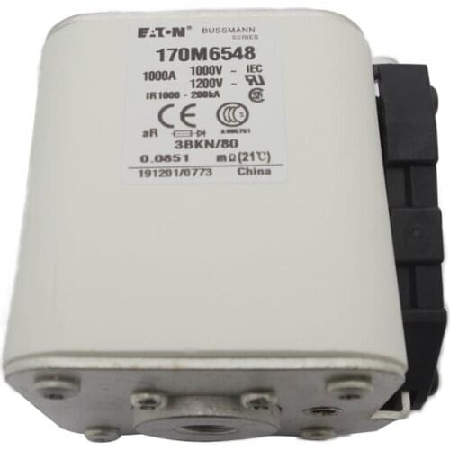 Component Electronic Bussmann Car Fuse 1000A 1000V 170M6548 for Circuit Protection