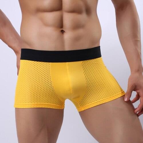 Hot Sell Modal Boxer Shorts Slip Breathable Men Underwear Male Underwear Clothes Fashion Classic Men Sheer Underwear