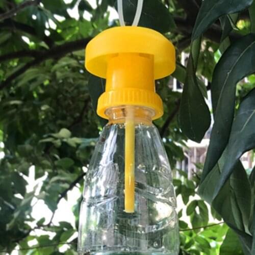 Fruit Fly Trap Killer Plastic Yellow Drosophila Trap Flypaper Insect Pest Control For Home Farm Orchard 6 * 6 * 2cm