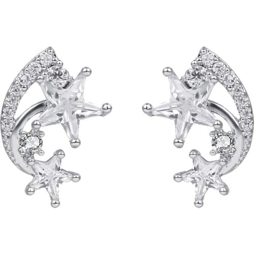 Bettyue Cute Design Earrings For Female 2020 New Fashion With Shiny Star Shape AAA Zircon Distinctive Jewelry Gorgeous Dress-up